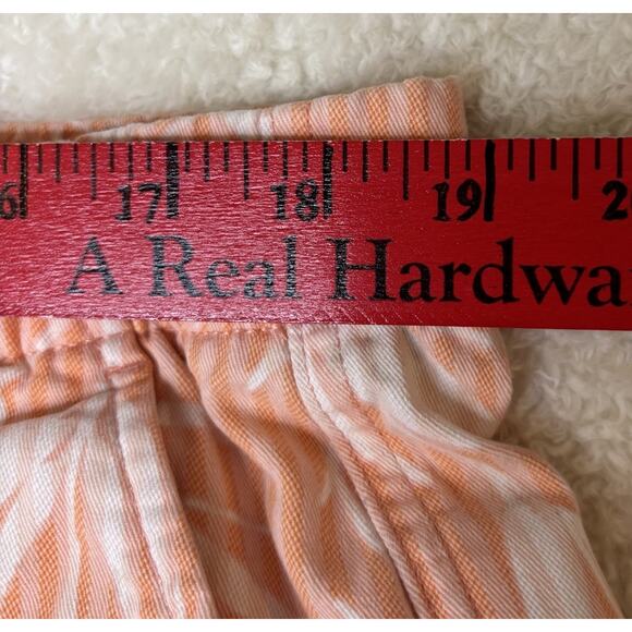 Lands‎ End Womens Plus Mid Rise White Pull On Shorts w/Palm Print SIZE 18W - Picture 4 of 6